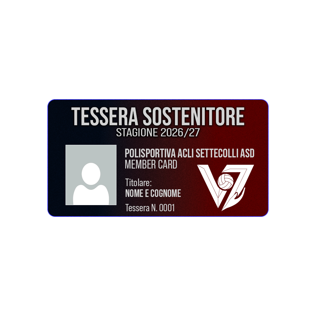 Bozza Tessera Sostenitore Settecolli